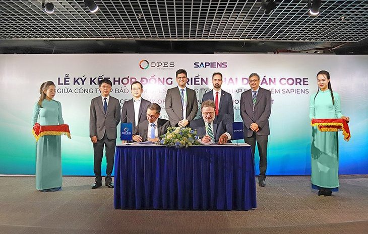 Bảo hiểm số OPES và Công ty Sapiens ký hợp đồng triển khai dự án Core - Ảnh 1. Bảo hiểm số OPES và Công ty Sapiens ký hợp đồng triển khai dự án Core - Ảnh 1.